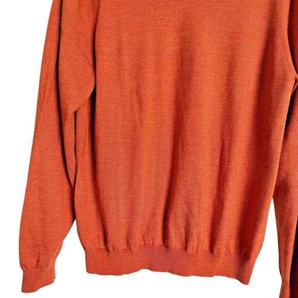 Brooks Brothers Sz L Silk Wool Blend Sweater Preppy Business Classic - Picture 5 of 11